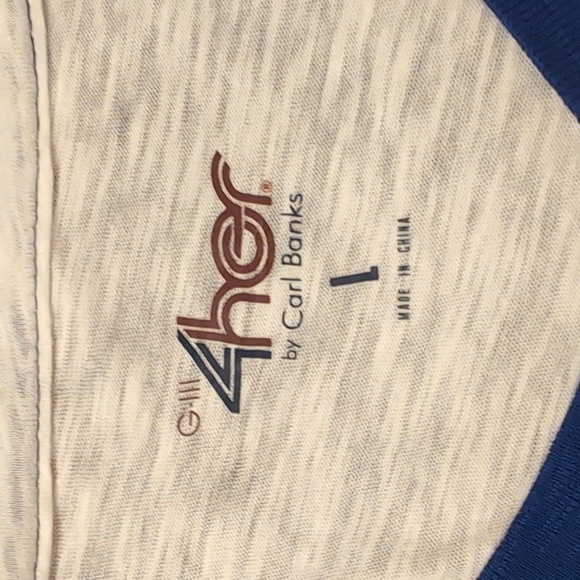 NWT Carl Banks Duke Blue Devils V Neck Tee - Picture 9 of 12